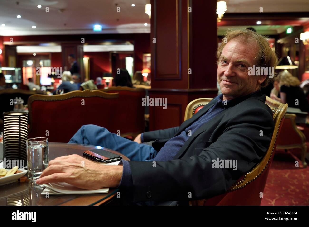 Frankreich, Paris, Westin Hotel, der Schriftsteller Didier Van Cauwelaert Stockfoto