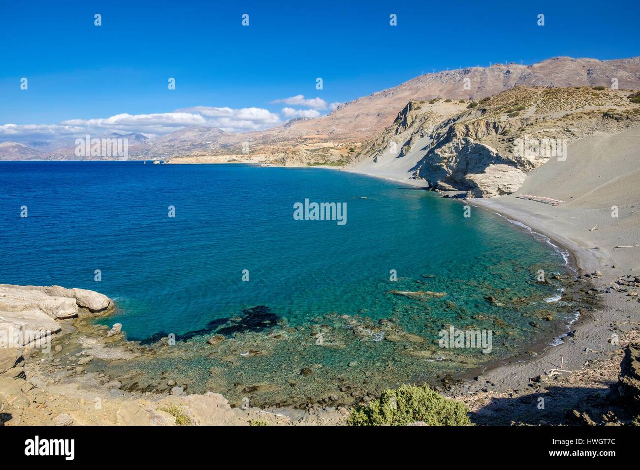 Griechenland, Kreta, Messara Bucht, Umgebung von Agia Galini, Agios Pavlos beach Stockfoto
