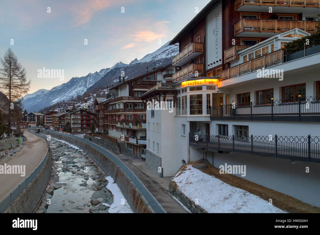 Zermatt, Wallis, Schweiz, Europa Stockfoto