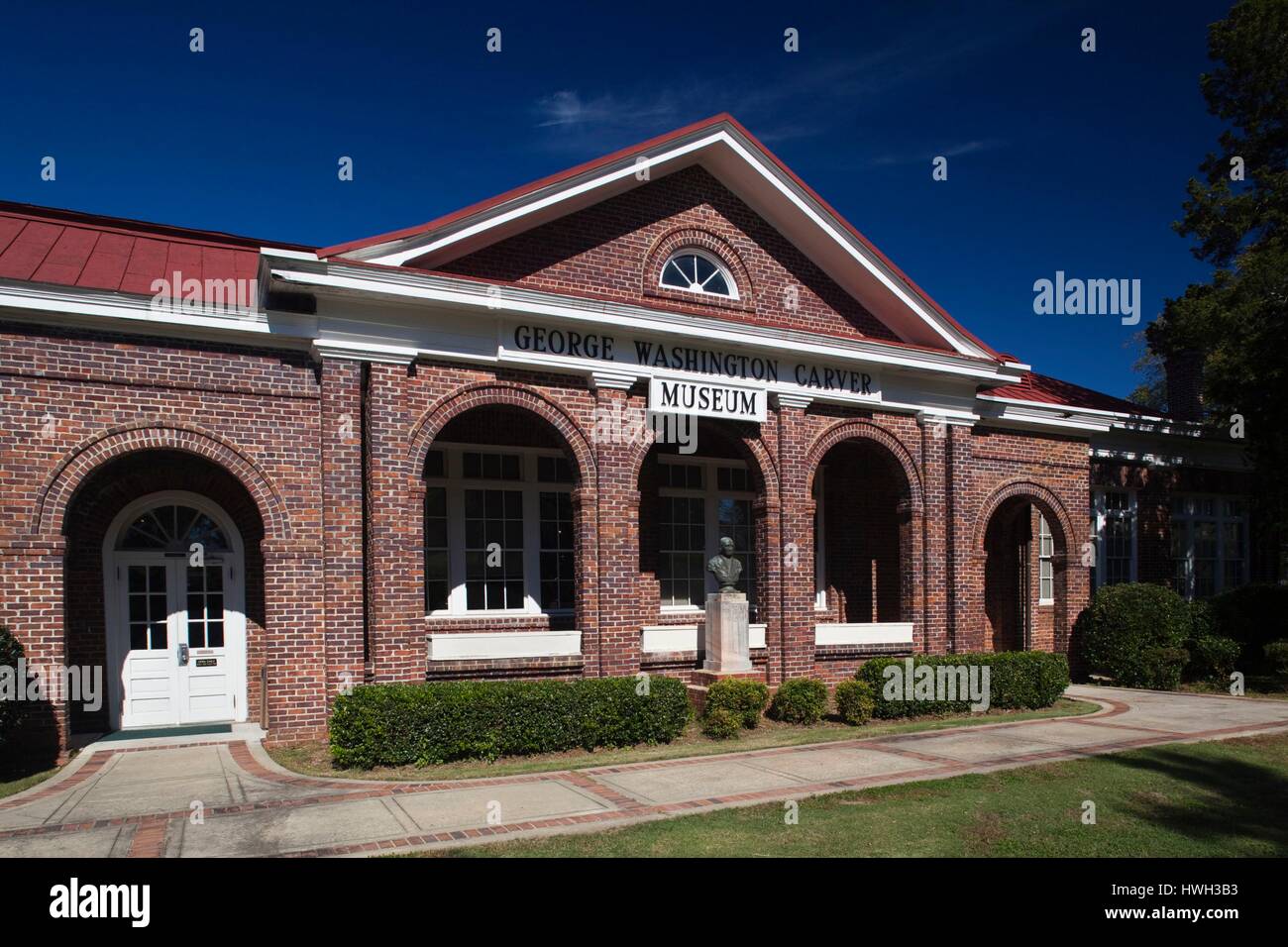 United States, Alabama, Tuskeegee Tuskeegee, Institut National Historic Site, großen Afro-amerikanische Universität von Booker T. Washington gegründet, George Washington Carver Museum Stockfoto