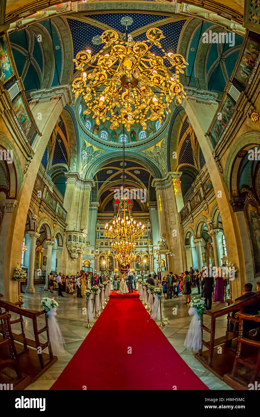Griechisch-orthodoxe Kirche, Istanbul Stockfoto