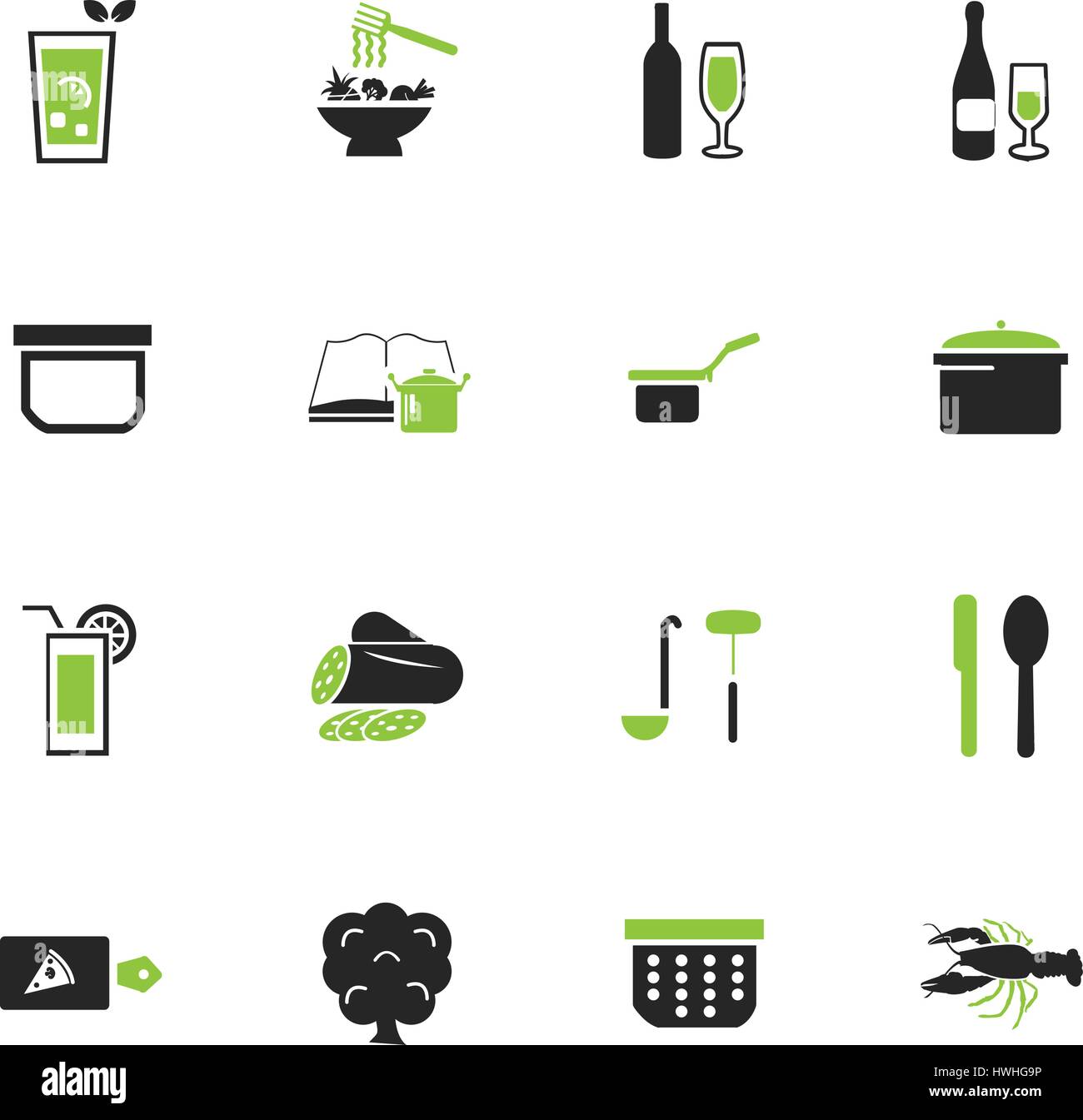 Essen und die Küche Symbol für Web icons Stock Vektor