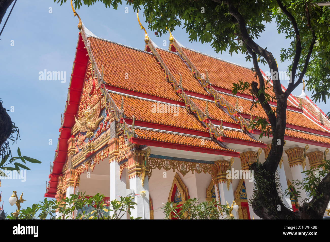 Erbe-Tempel von Soi Rommanee in der alten Stadt Phuket Insel Phuket, Thailand. 5. März 2017 Stockfoto