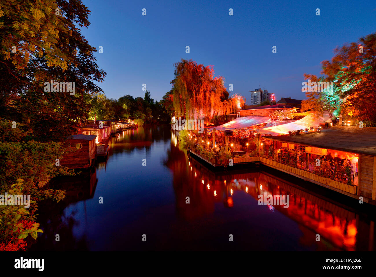 Club der Musik, Kreuzberg, Berlin, Deutschland, Club der reinzuschleichen Stockfoto