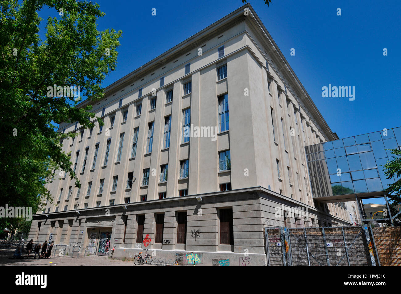 Berghain, Am Wriezener Bahnhof, Friedrichshain, Berlin, Deutschland Stockfoto