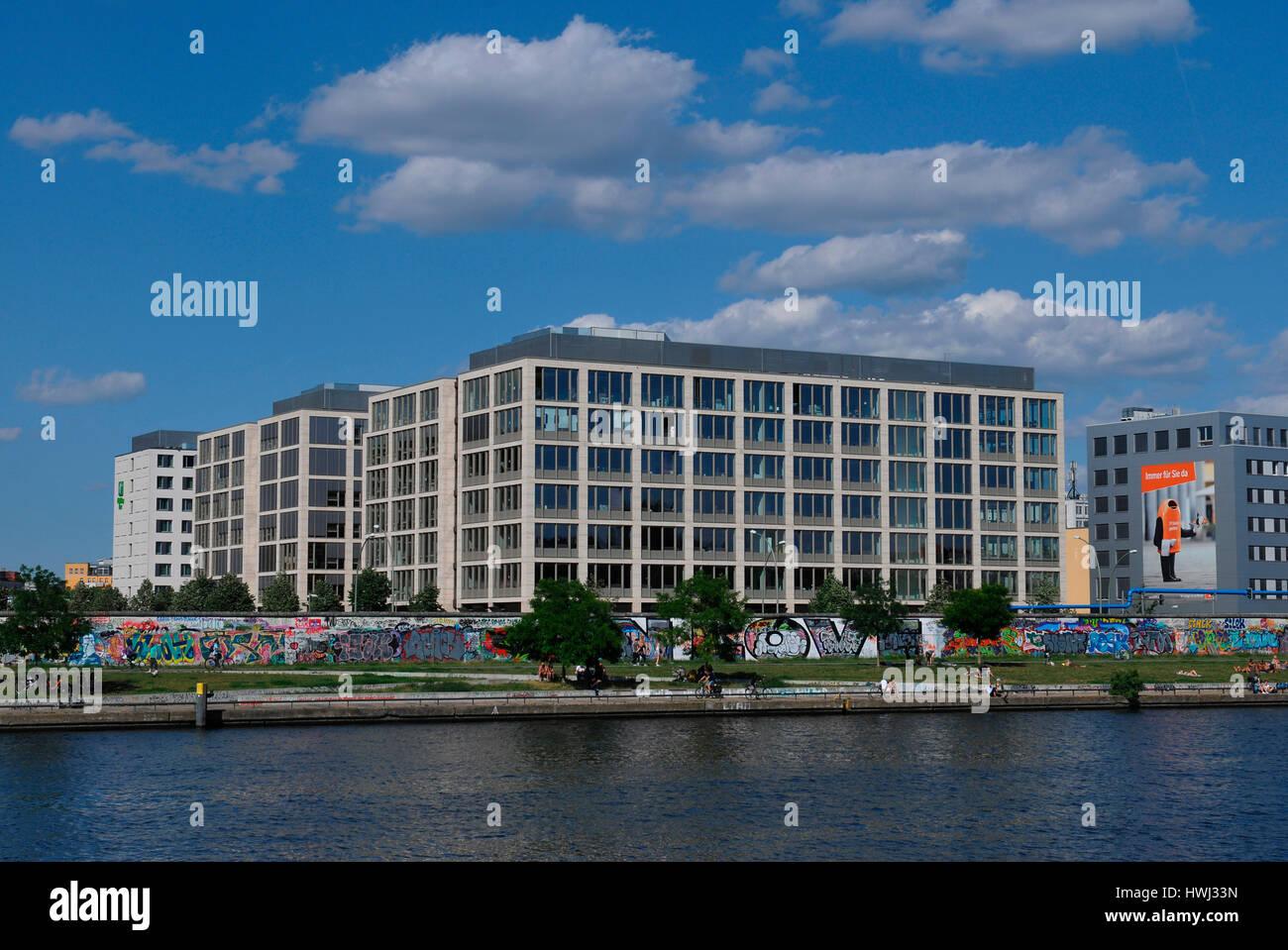 Zalando, Muehlenstrasse, Friedrichshain, Berlin, Deutschland, Mühlenstraße Stockfoto