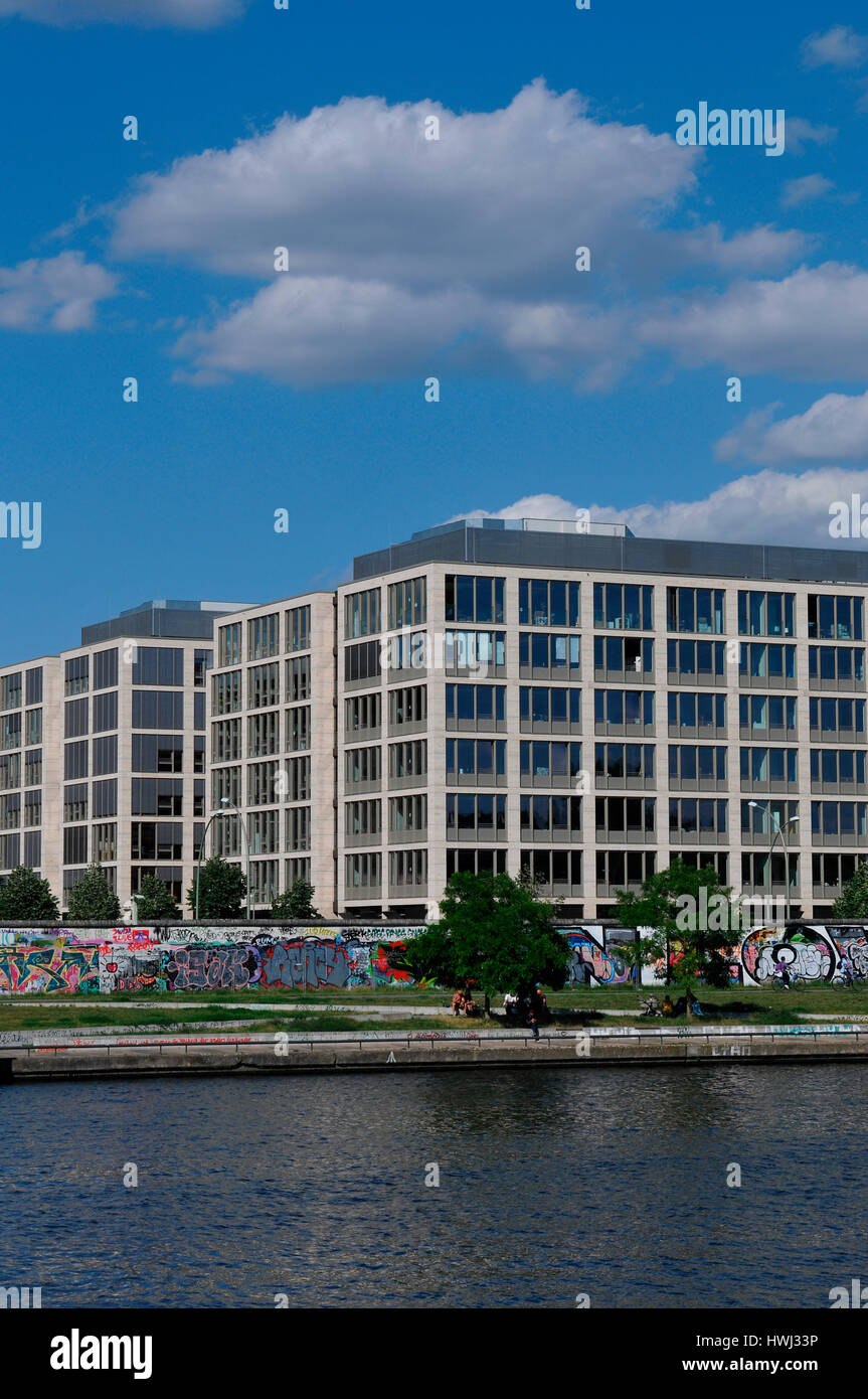 Zalando, Muehlenstrasse, Friedrichshain, Berlin, Deutschland, Mühlenstraße Stockfoto