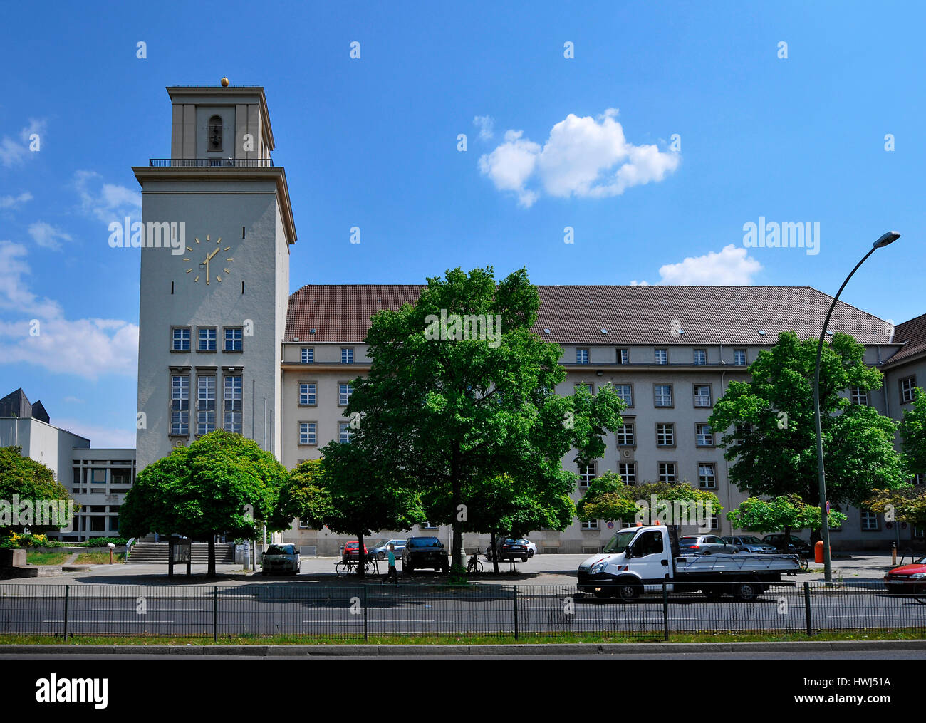 Rathaus Tempelhof, Tempelhofer Damm, Tempelhof, Berlin, Deutschland Stockfoto