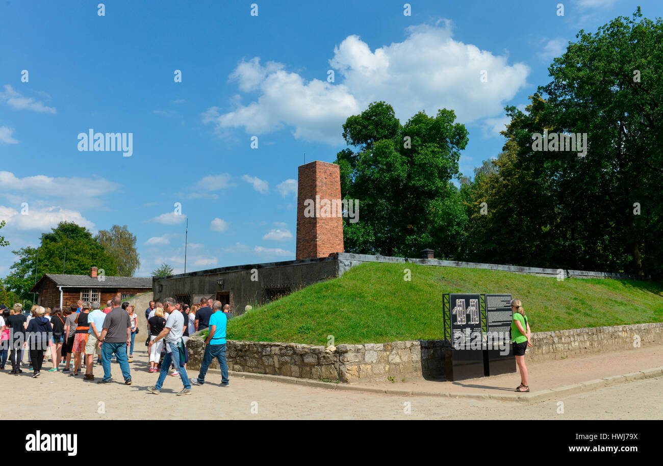 Gaskammer, Stammlager ich Konzentrationslager Auschwitz-Birkenau, Auschwitz, Polen Stockfoto