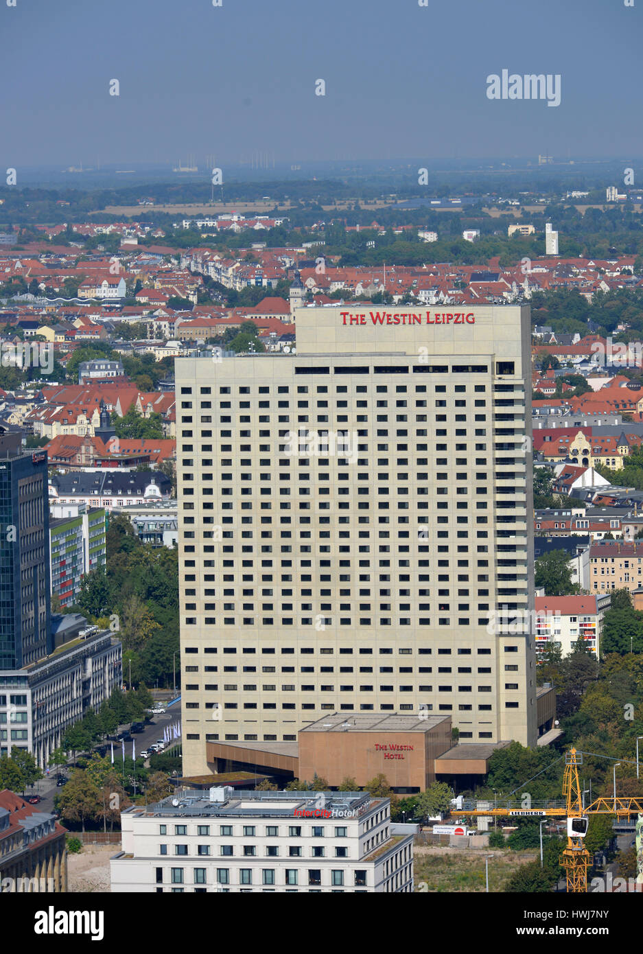 Hotel Westin, Gerberstrasse, Leipzig, Sachsen, Deutschland Stockfoto