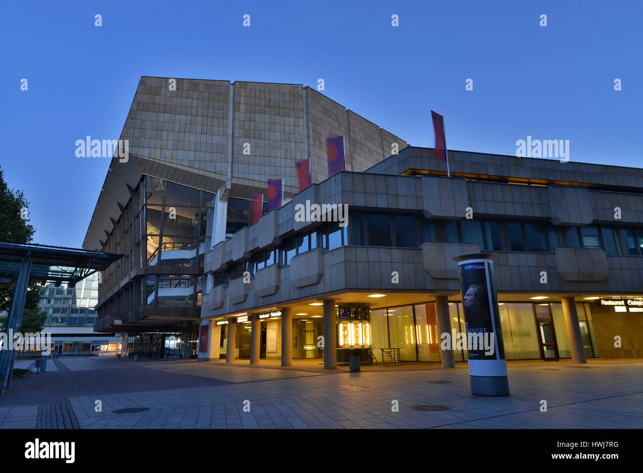 Gewandhaus, Augustplatz, Leipzig, Sachsen, Deutschland Stockfoto