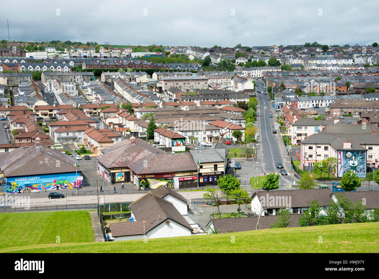 Derry, Londonderry, Nordirland, Vereinigtes Königreich Stockfoto