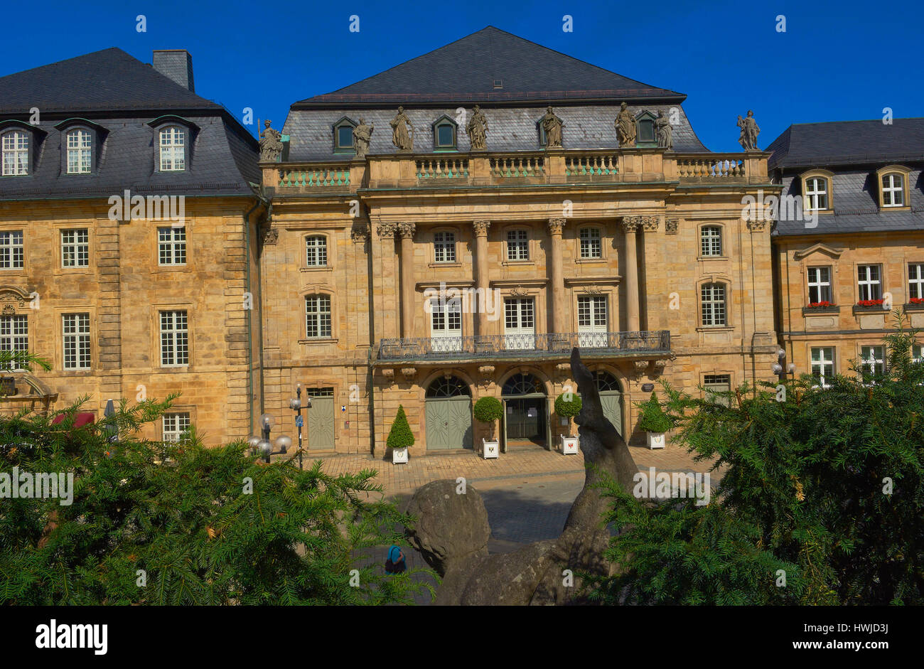 Bayreuth, Oper, Opera del Markgraf, Oper Street, Opernstrasse, Oberfranken, Franken, Bayern, Deutschland Stockfoto