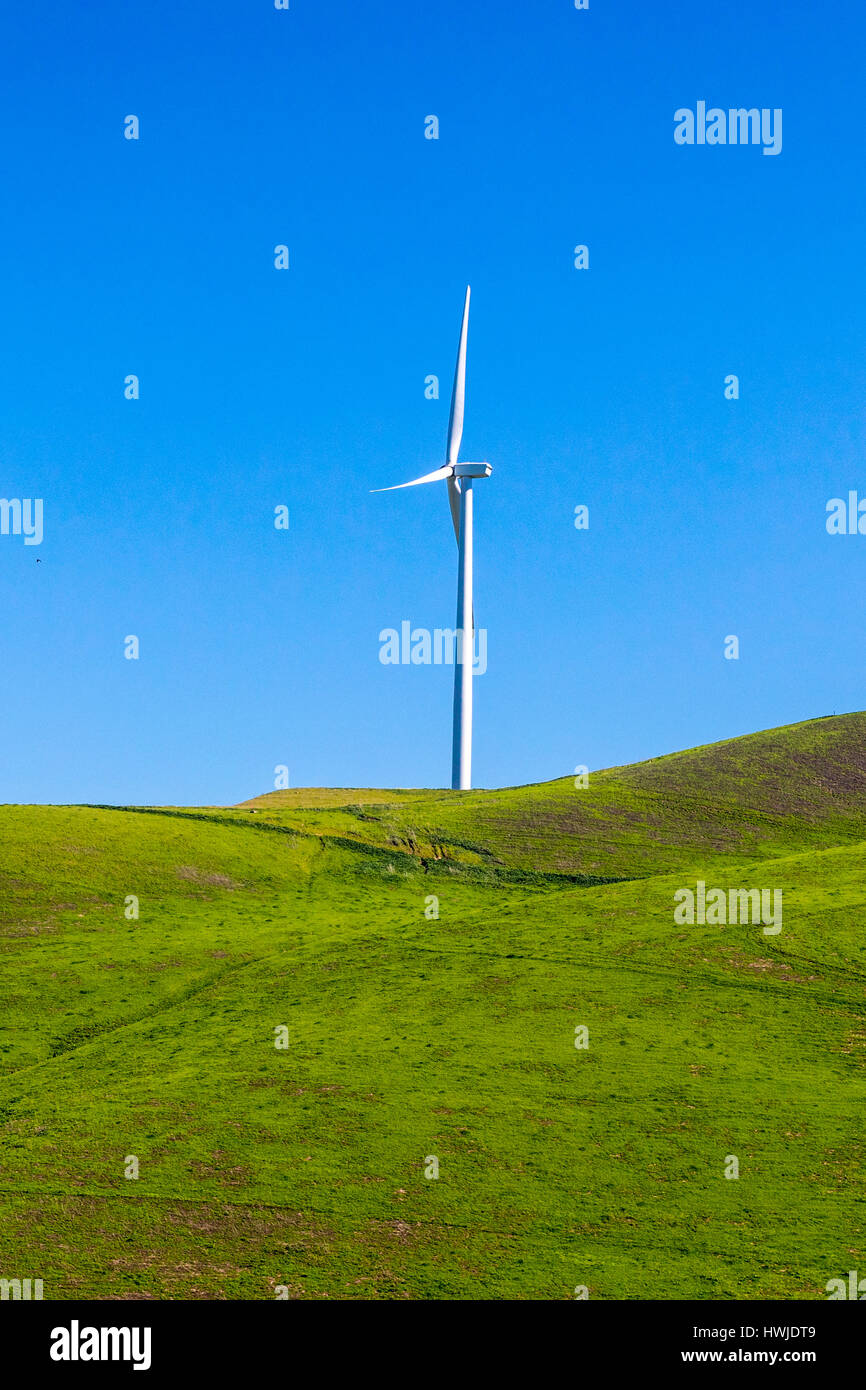 Wind Gerators in der Altamont Pass in Kalifornien Stockfoto
