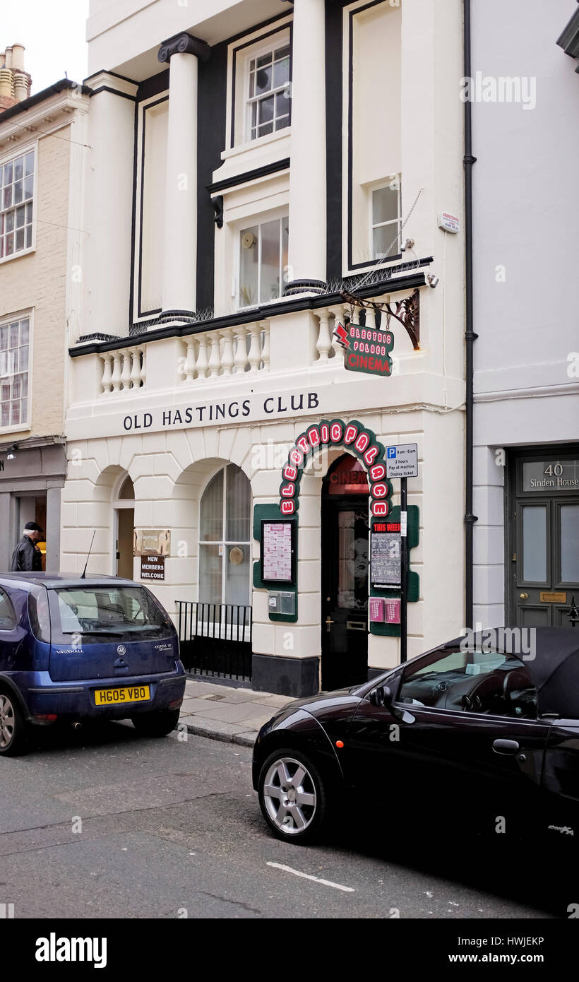 Die Hastings Club und Electric Palace Cinema in Hastings Altstadt East Sussex UK Stockfoto
