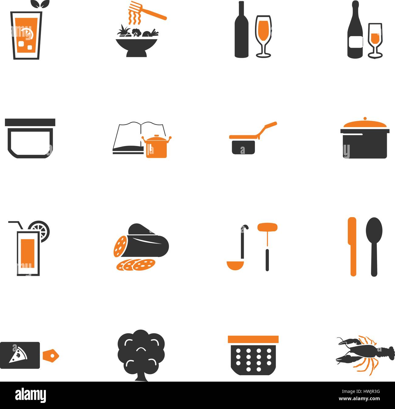 Essen und die Küche Symbol für Web icons Stock Vektor