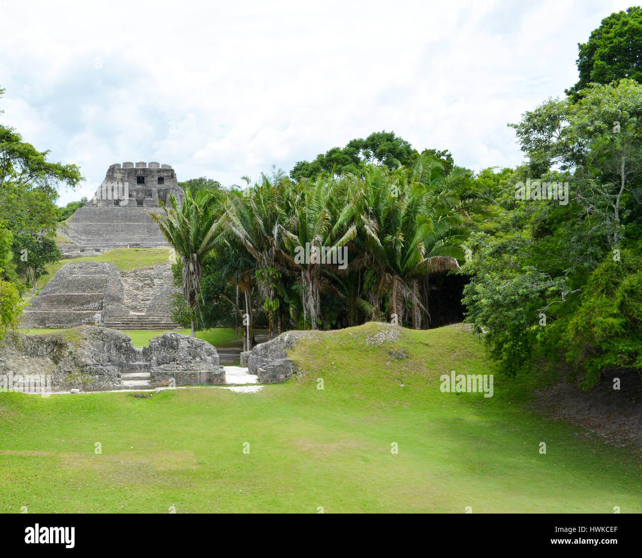 Maya-Ruinen in Belize Stockfoto