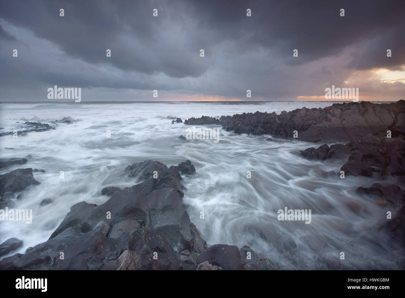 Overton Sturm Stockfoto