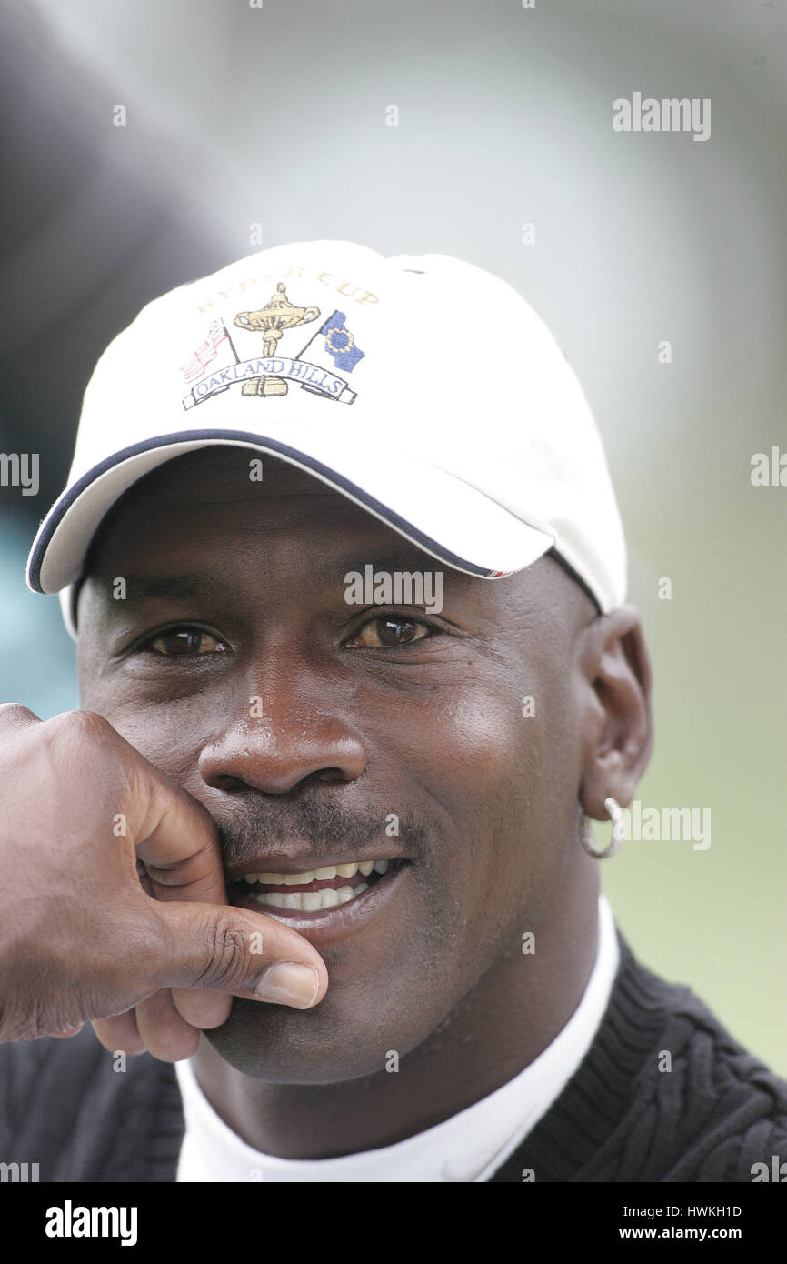 MICHAEL JORDAN RYDER CUP OAKLAND HILLS DETROIT/USA 17. September 2004 Stockfoto