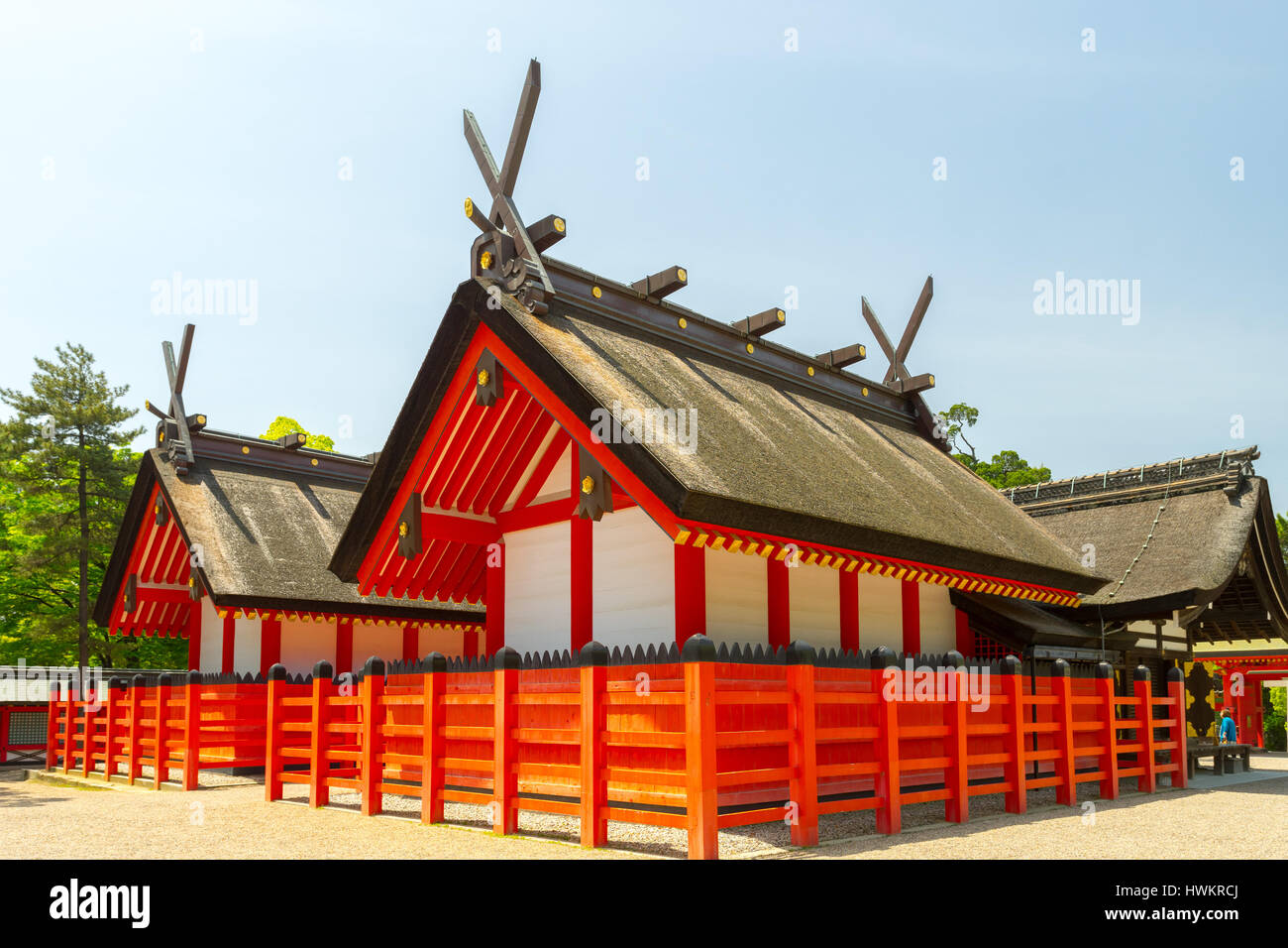 Schrein von großen Schrein Sumiyoshi, Osaka, Japan Stockfoto