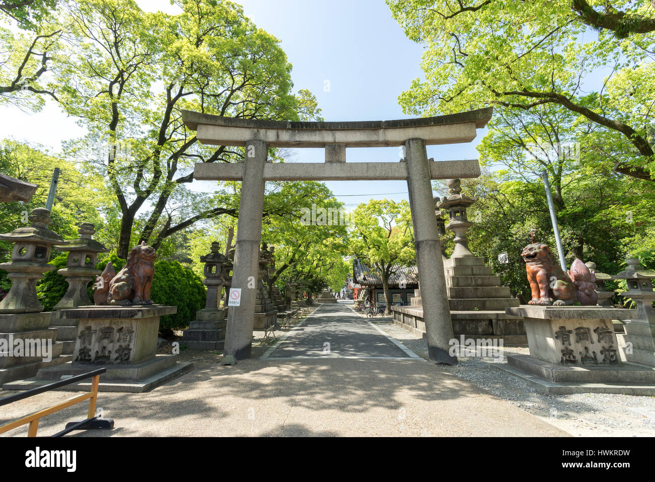 Schrein von großen Schrein Sumiyoshi, Osaka, Japan Stockfoto