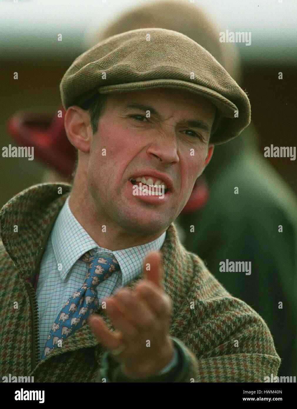 C.P.MORLOCK RACE HORSE TRAINER 14. November 1996 Stockfoto