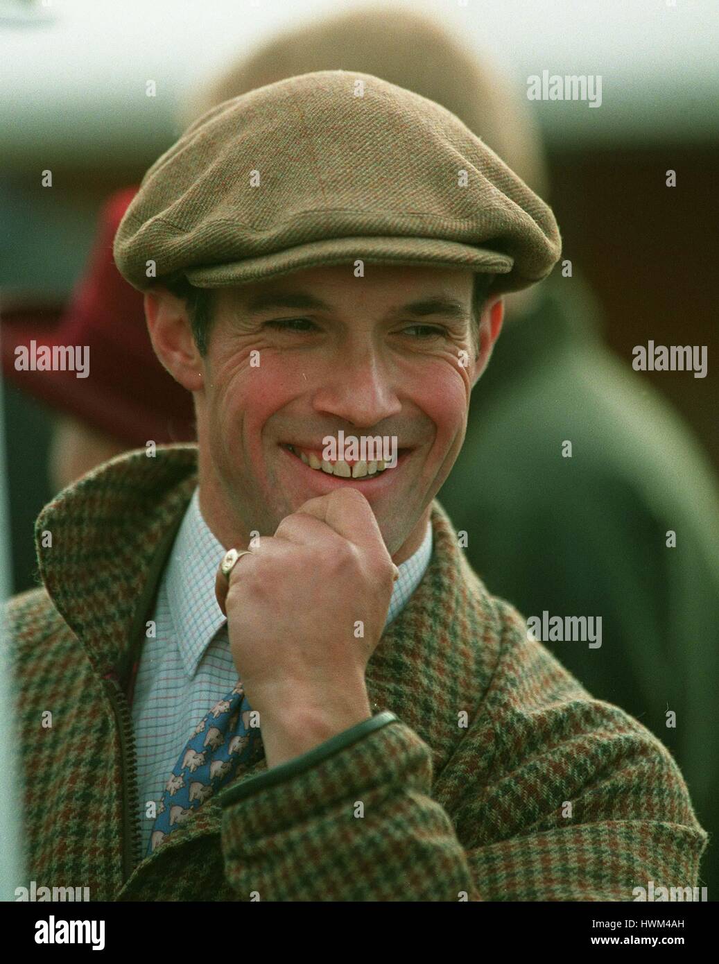 C.P.MORLOCK RACE HORSE TRAINER 14. November 1996 Stockfoto