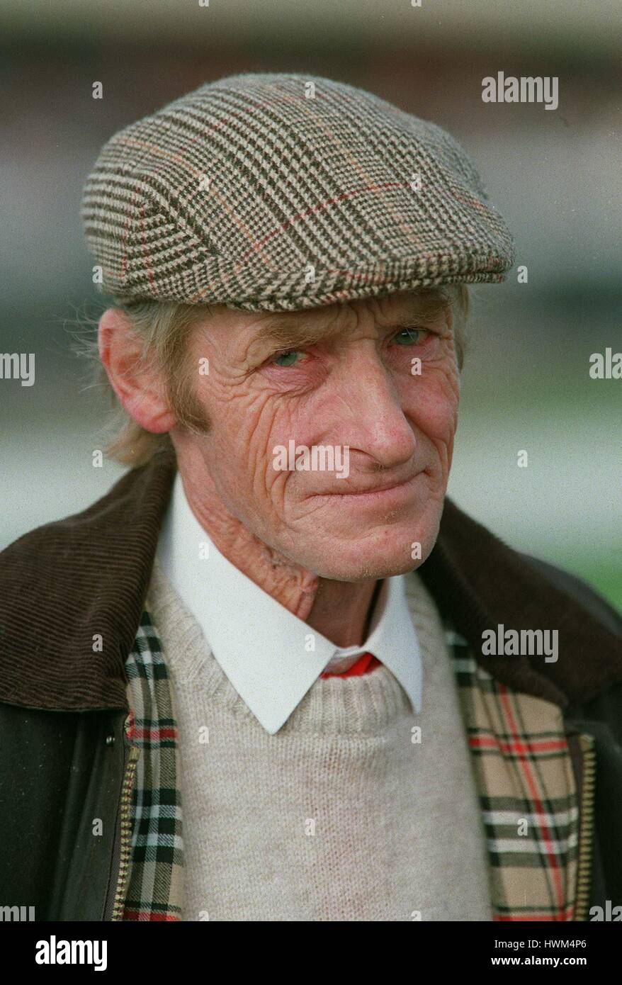 N.B.THOMPSON Rennen PFERDETRAINER 13. November 1996 Stockfoto