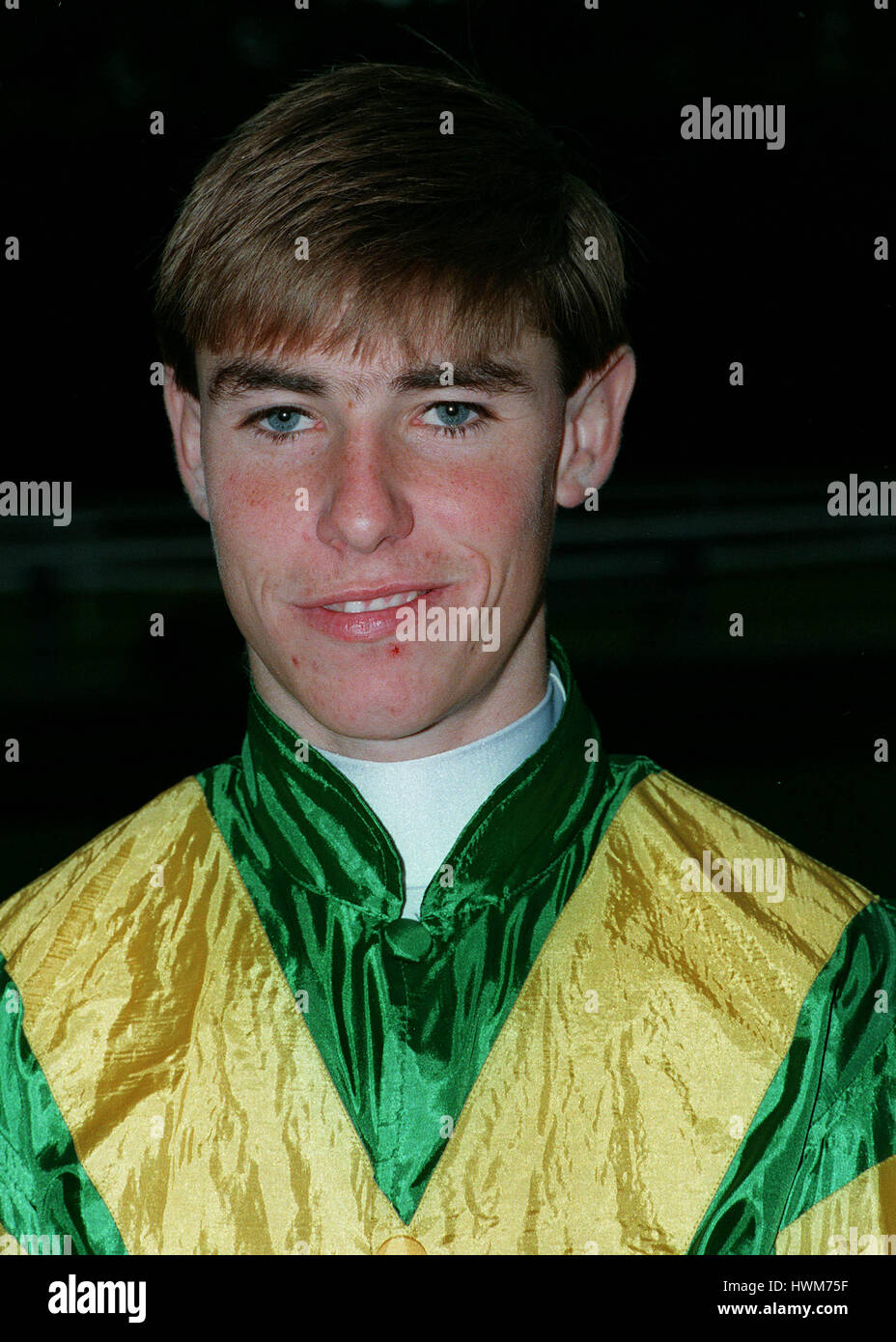 A. DALY JOCKEY 20. Oktober 1997 Stockfoto