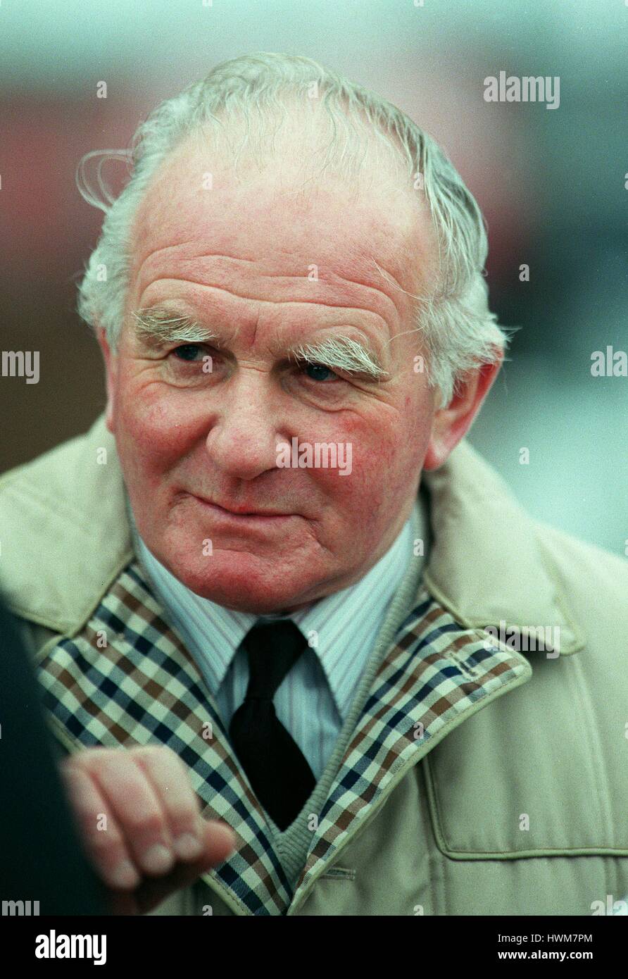 JOHN BRADLEY Rennen PFERDETRAINER 26. März 1997 Stockfoto