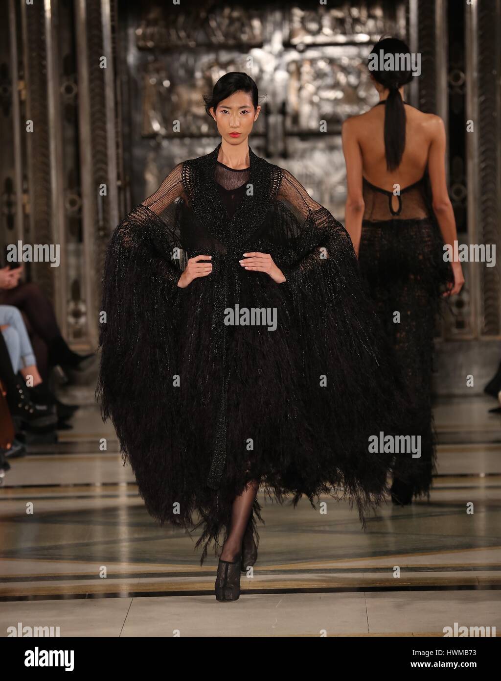 London Fashion Week, Fashion Scout Feb 2017 Catwalk.... fash Stockfoto