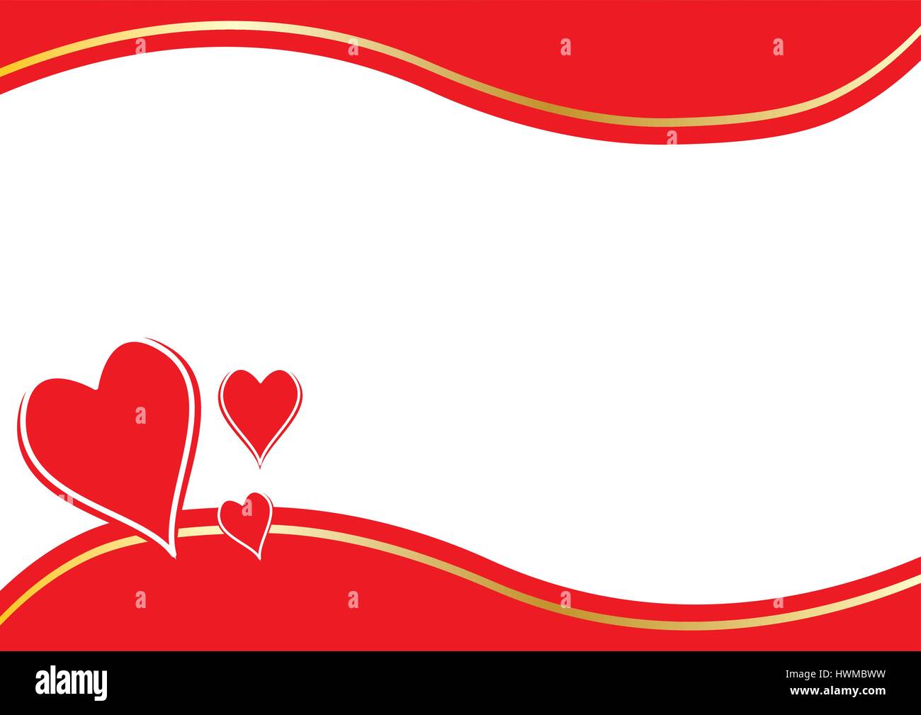 Rotes Licht mit einem Herzen in der Mitte Stock-Vektorgrafik - Alamy