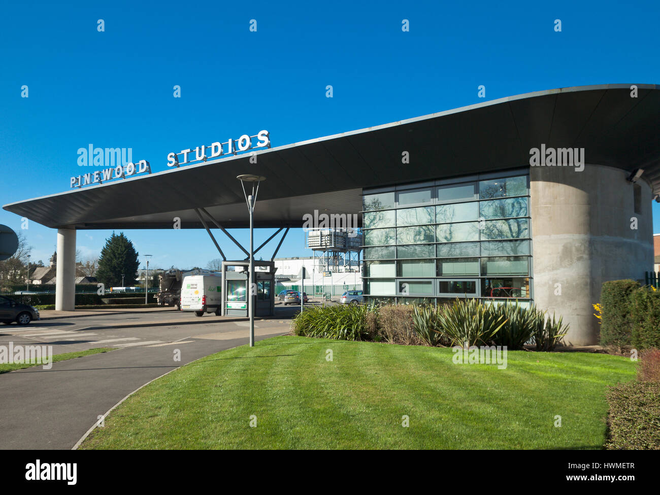 Pinewood Filmstudios, England. Stockfoto
