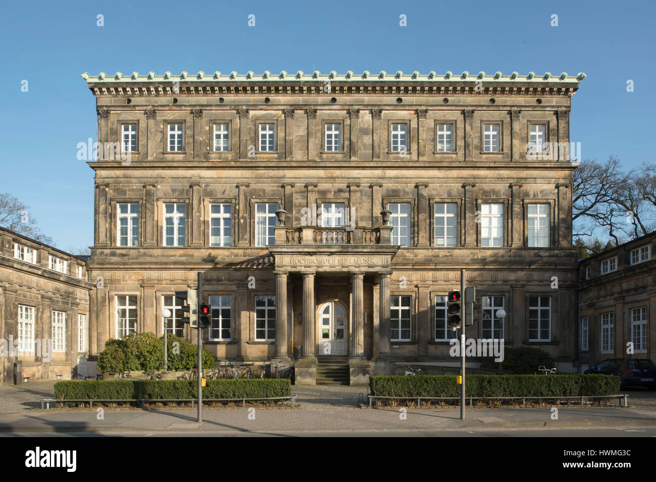 Deutschland, Nordrhein-Westfalen, Detmold, Hochschule für Musik, Neues Palais Stockfoto