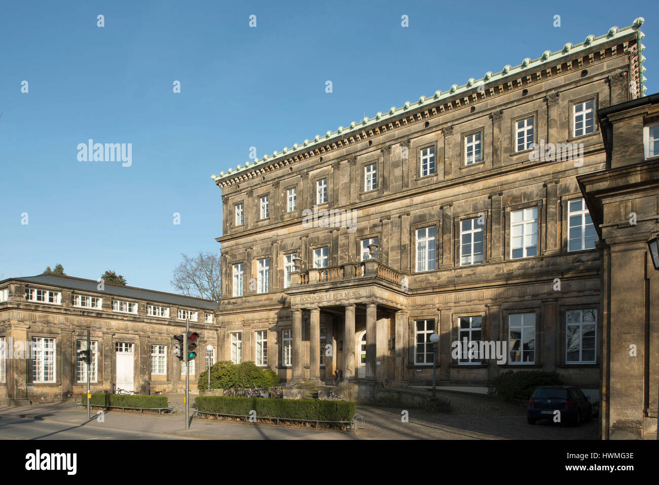 Deutschland, Nordrhein-Westfalen, Detmold, Hochschule für Musik, Neues Palais Stockfoto