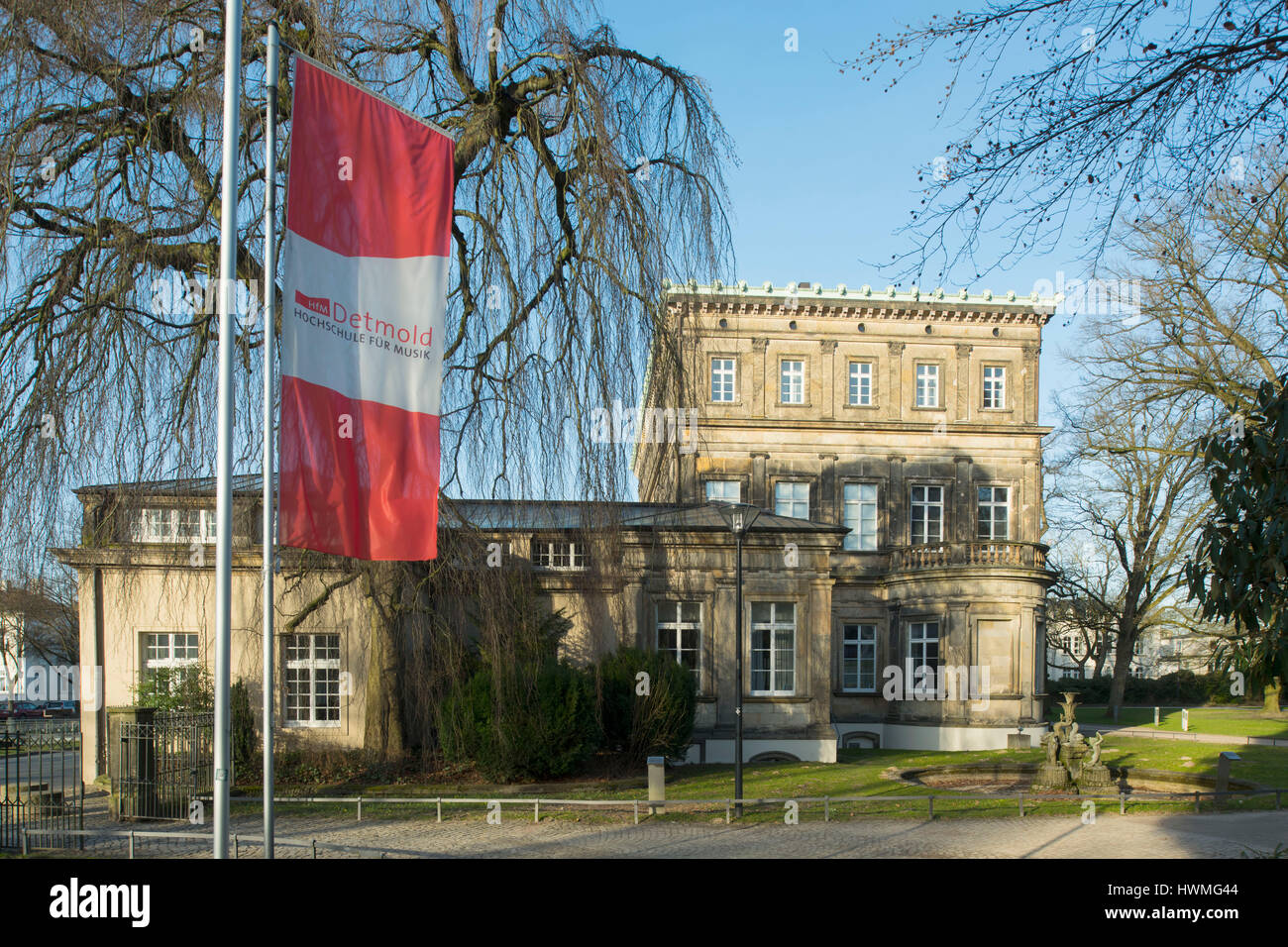 Deutschland, Nordrhein-Westfalen, Detmold, Hochschule für Musik, Neues Palais Stockfoto