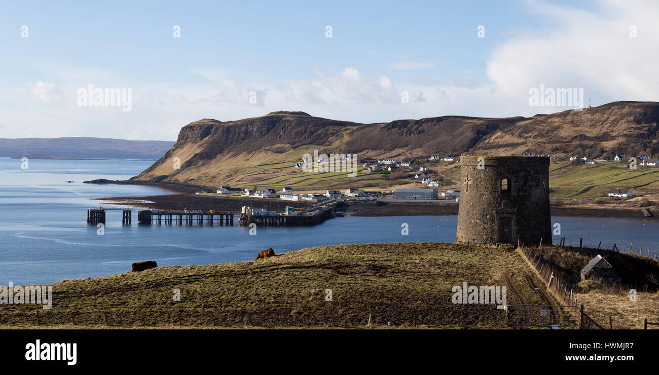 Uig Bay auf Trotternish, Isle Of Skye Stockfoto