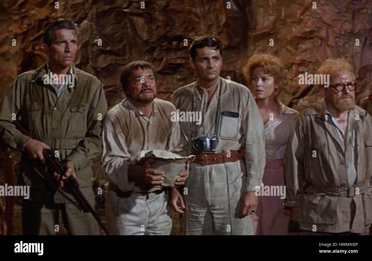 DIE VERLORENE WELT (1960) MICHAEL RENNIE DAVID HEDISON JILL ST. JOHN CLAUDE RAINS IRWIN ALLEN (DIR) 20. JAHRHUNDERT-FUCHS/MOVIESTORE SAMMLUNG LTD Stockfoto