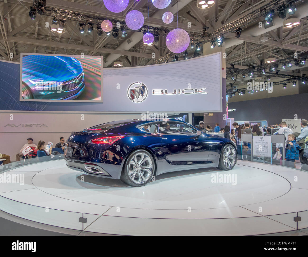 Der Buick Konzept Auto Avista auf dem Display an der kanadischen 2017 Auto Show Held In Toronto, 17-26 Februar 2017. Stockfoto