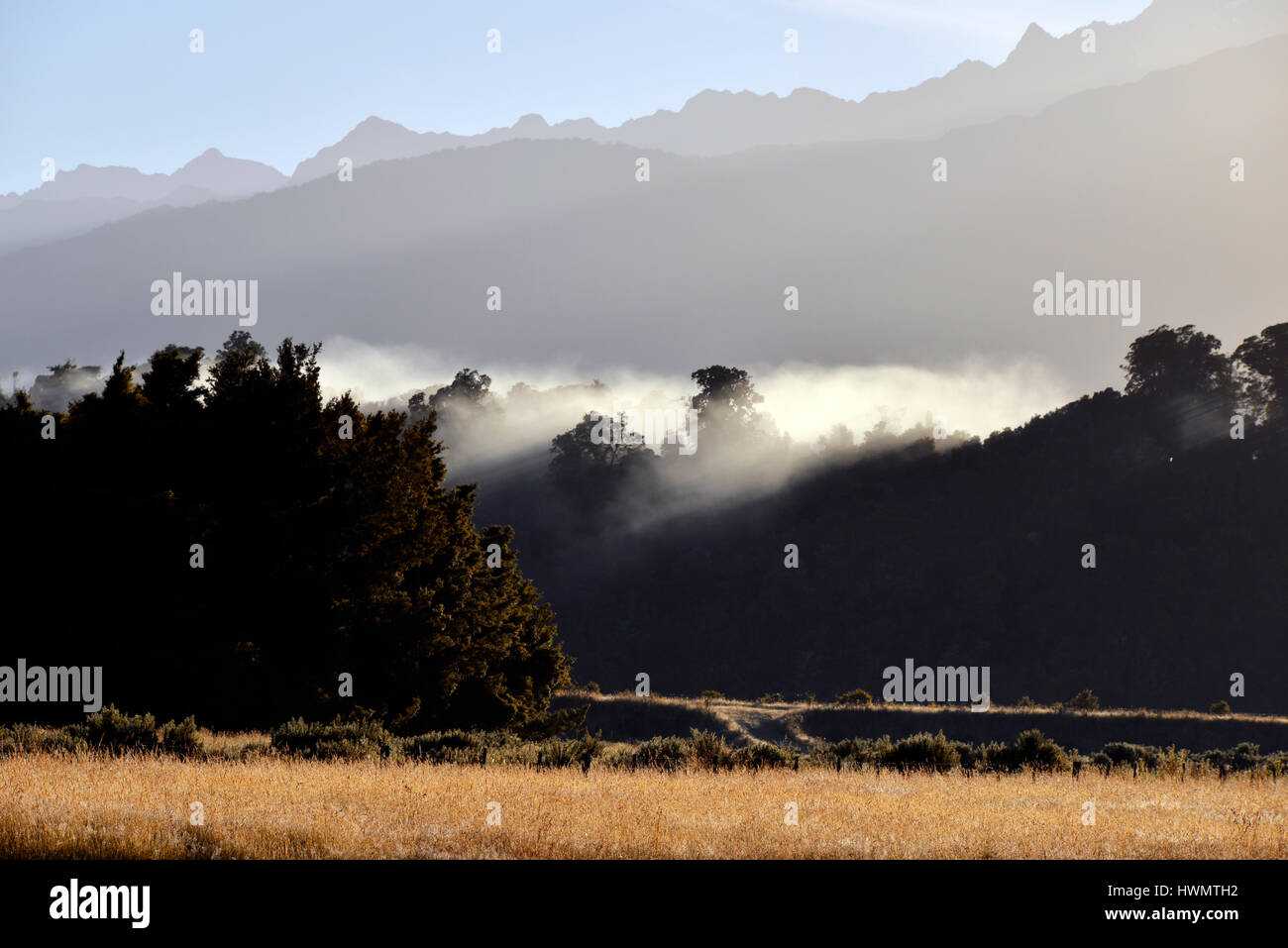 Mt Cook National Park, Neuseeland Stockfoto