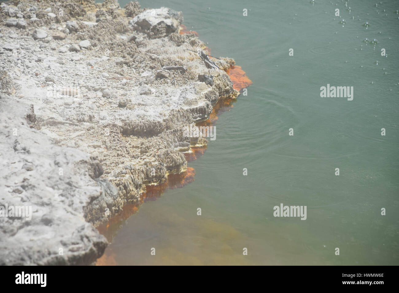 Neuseeland, Rotorua – Schwefelseen und Thermalquellen Stockfoto