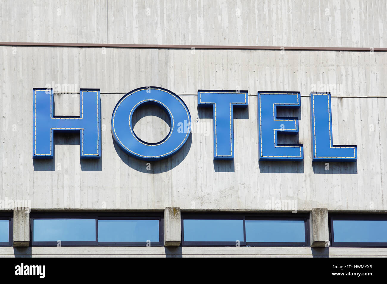 Hotel-Symbol Zeichen Stockfoto