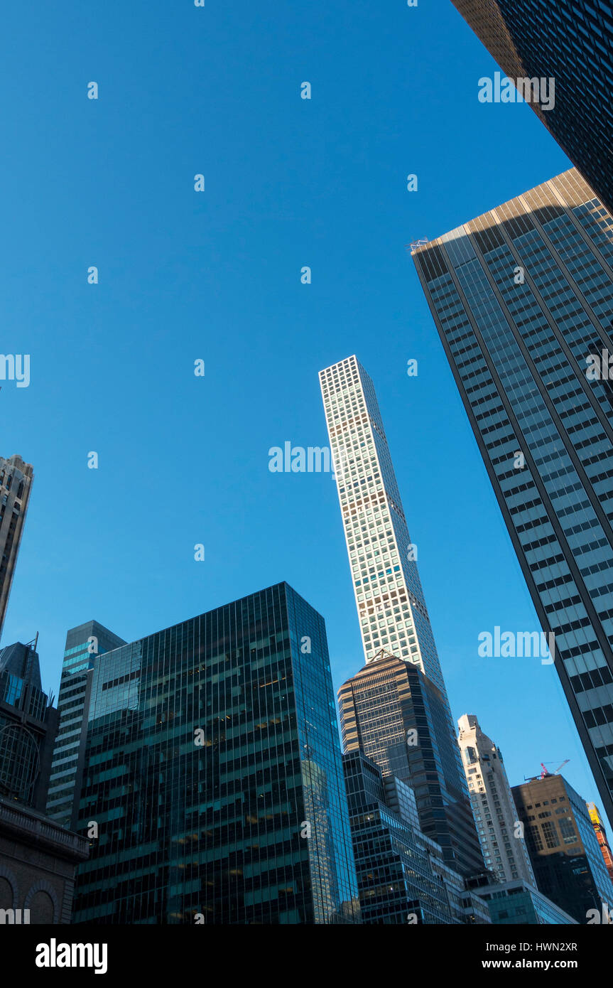 432 Park Avenue, Luxus-Eigentumswohnungen Stockfoto