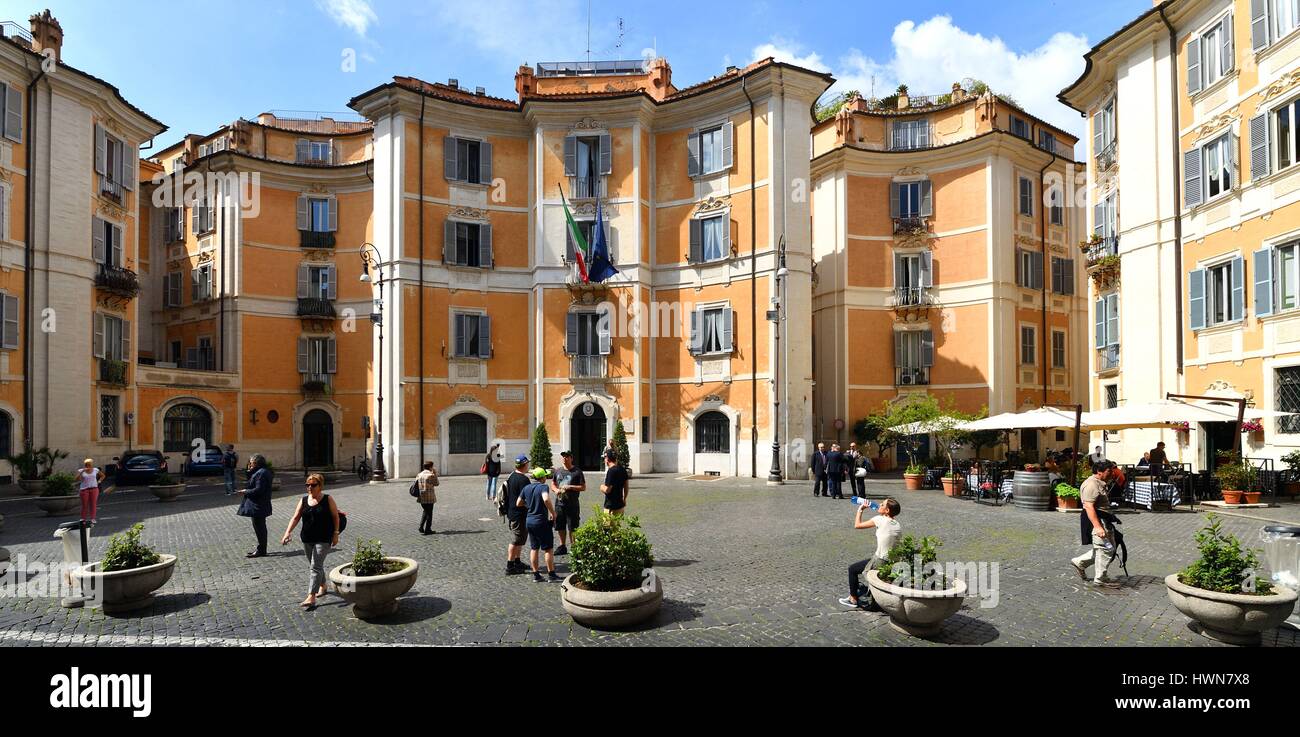 Italien, Latium, Rom, Altstadt Weltkulturerbe der UNESCO, Bereich Pantheon, Piazza San Ignazio di Loyola Stockfoto