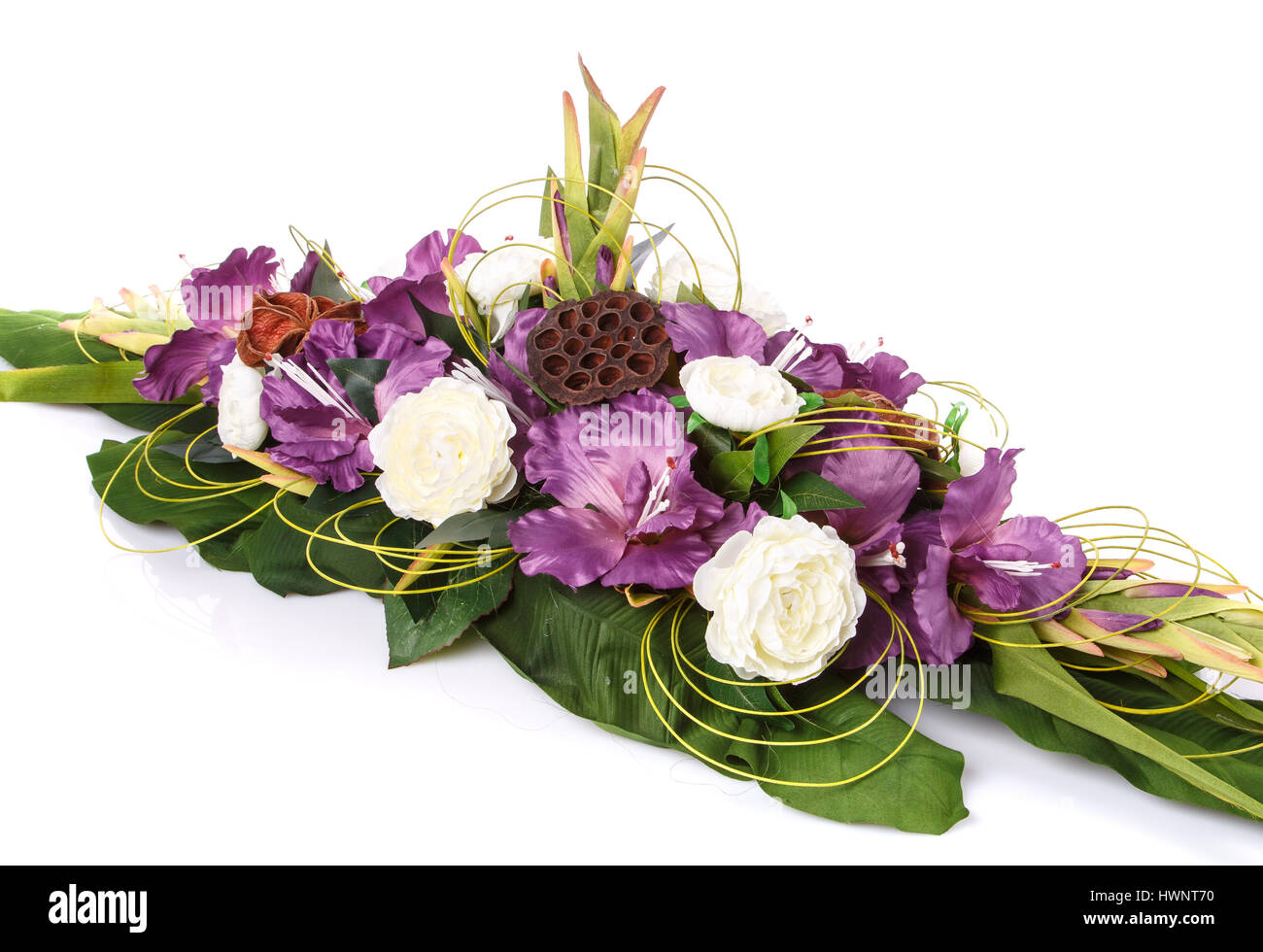 Blumen-Arrangement, lieben Gruß Stockfoto