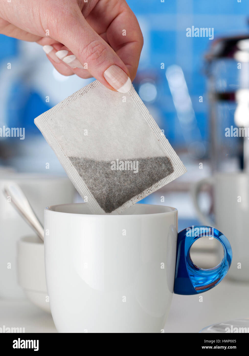 Eine Tasse Kaffee Stockfoto