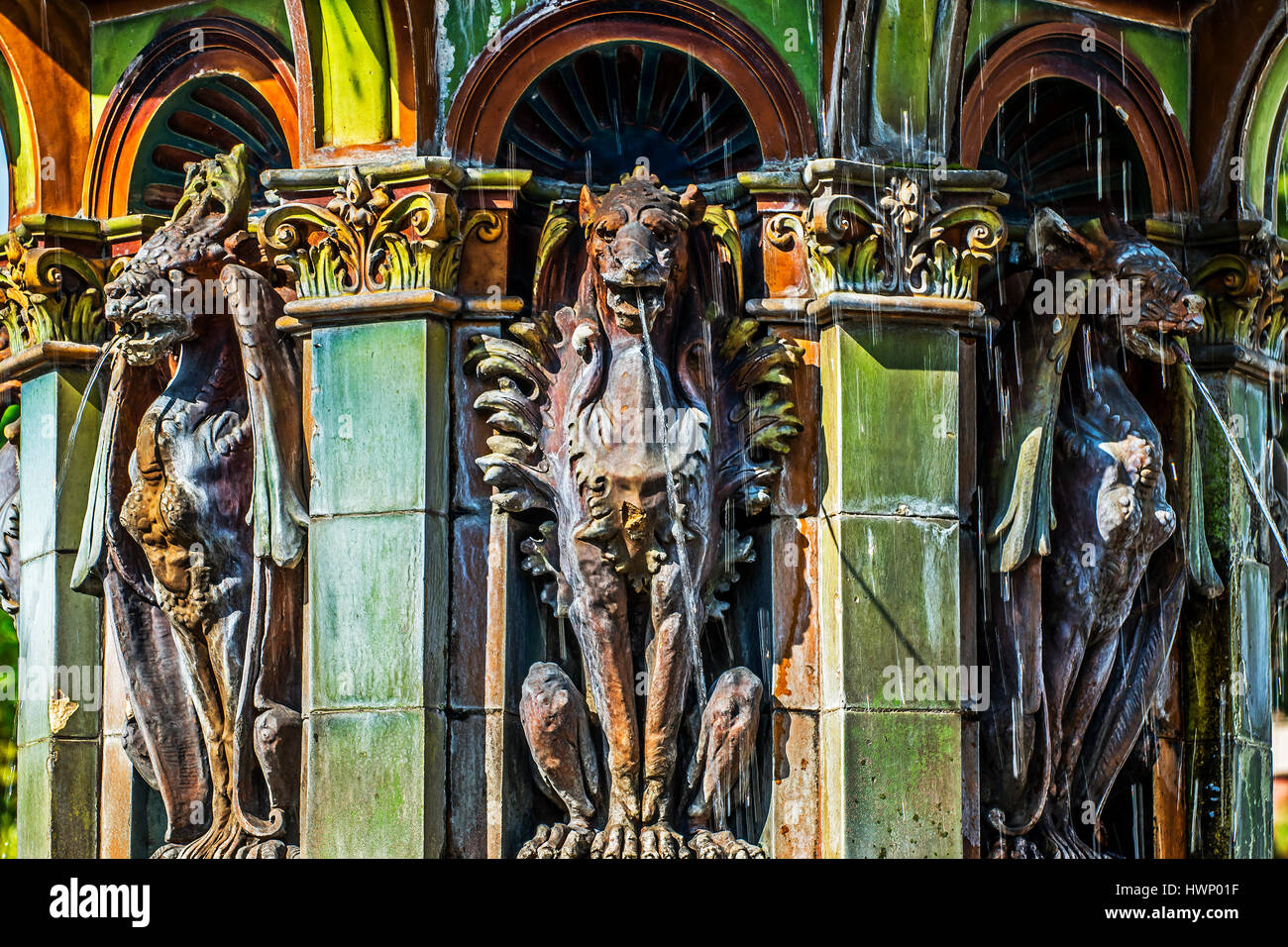 Königin Victoria Brunnen, Kuala Lumpur, Malaysia Stockfoto