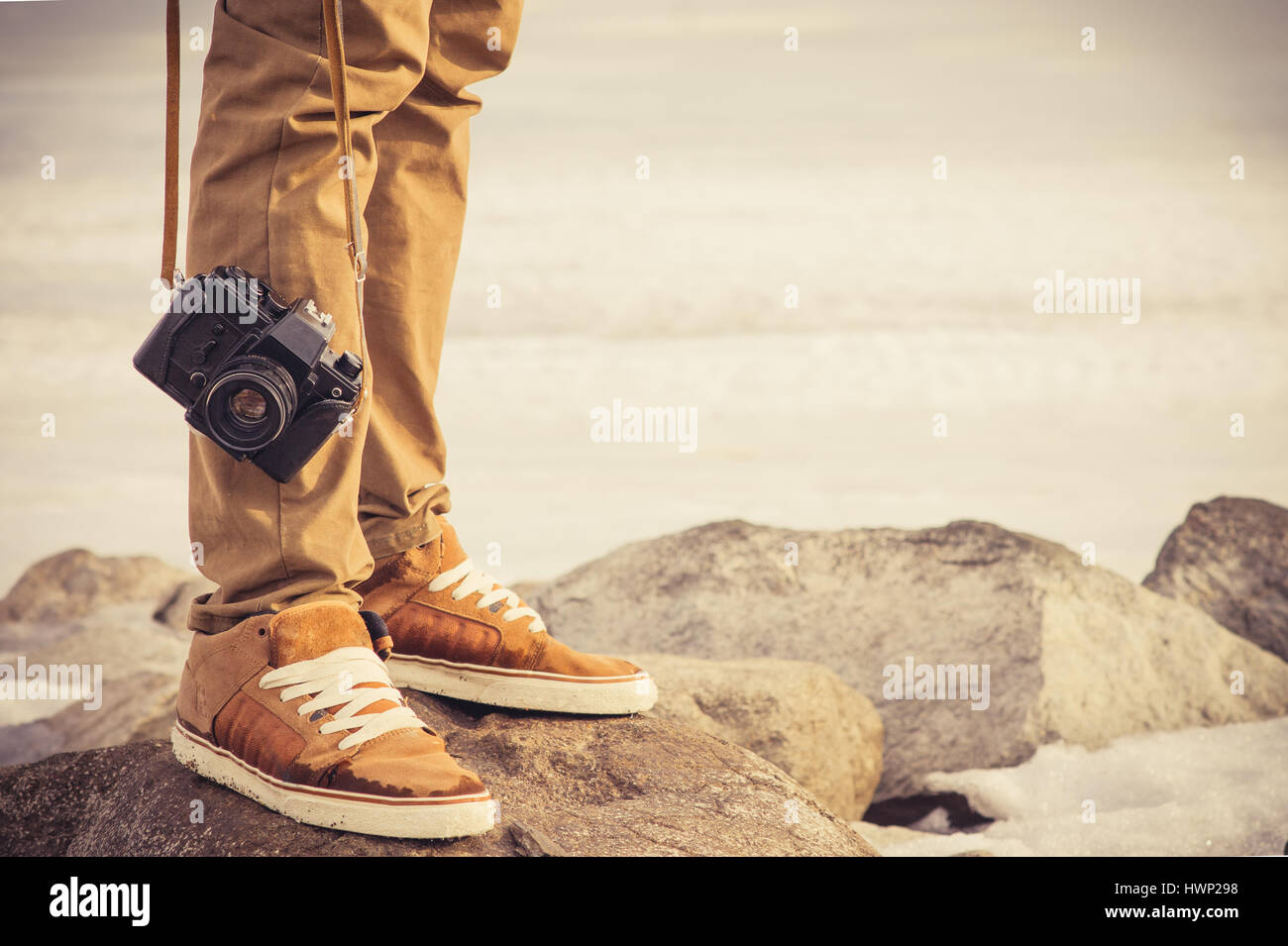 Fotografie-Stil-Mann Stockfoto