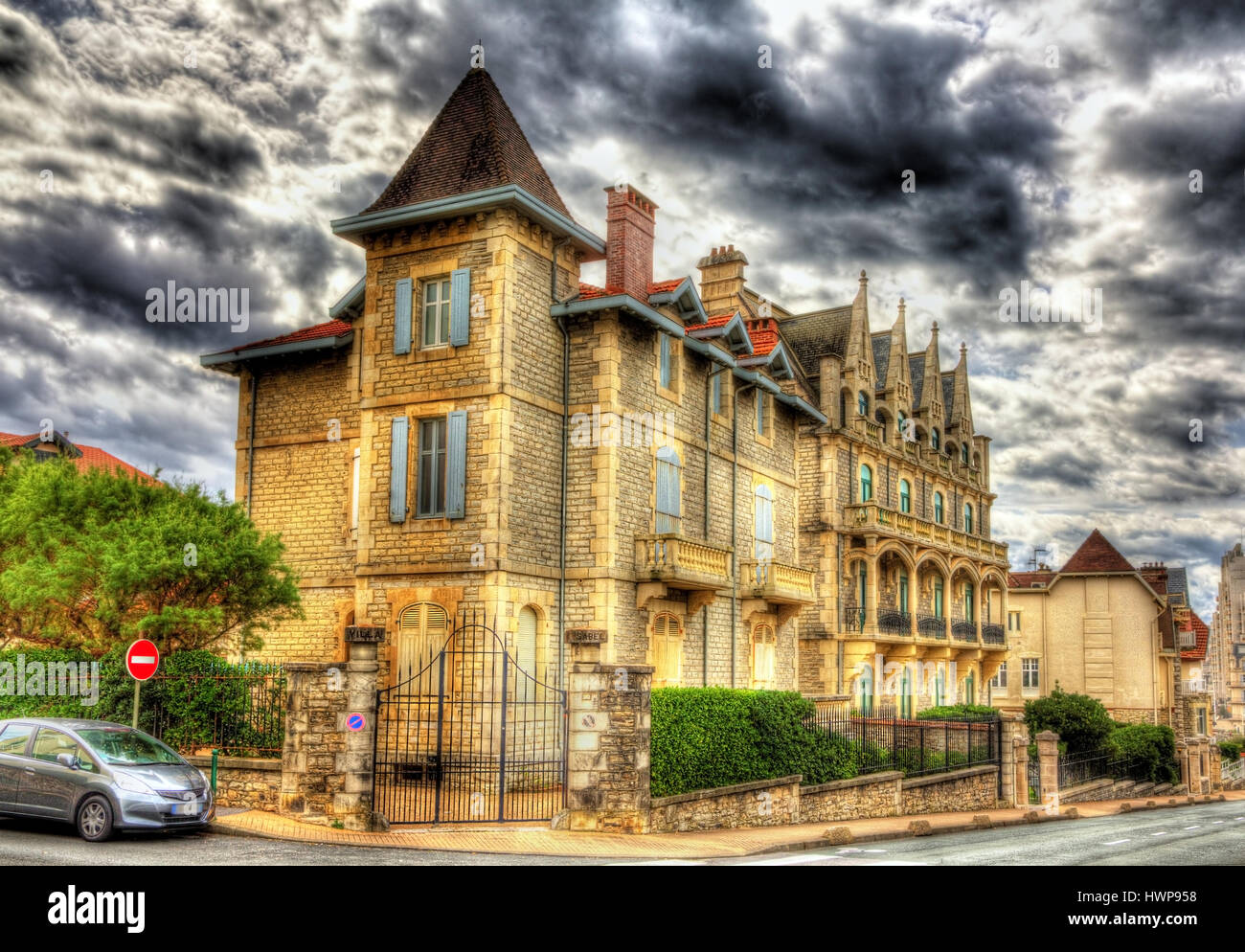 Luxus-Haus in Biarritz - Frankreich, Aquitanien Stockfoto