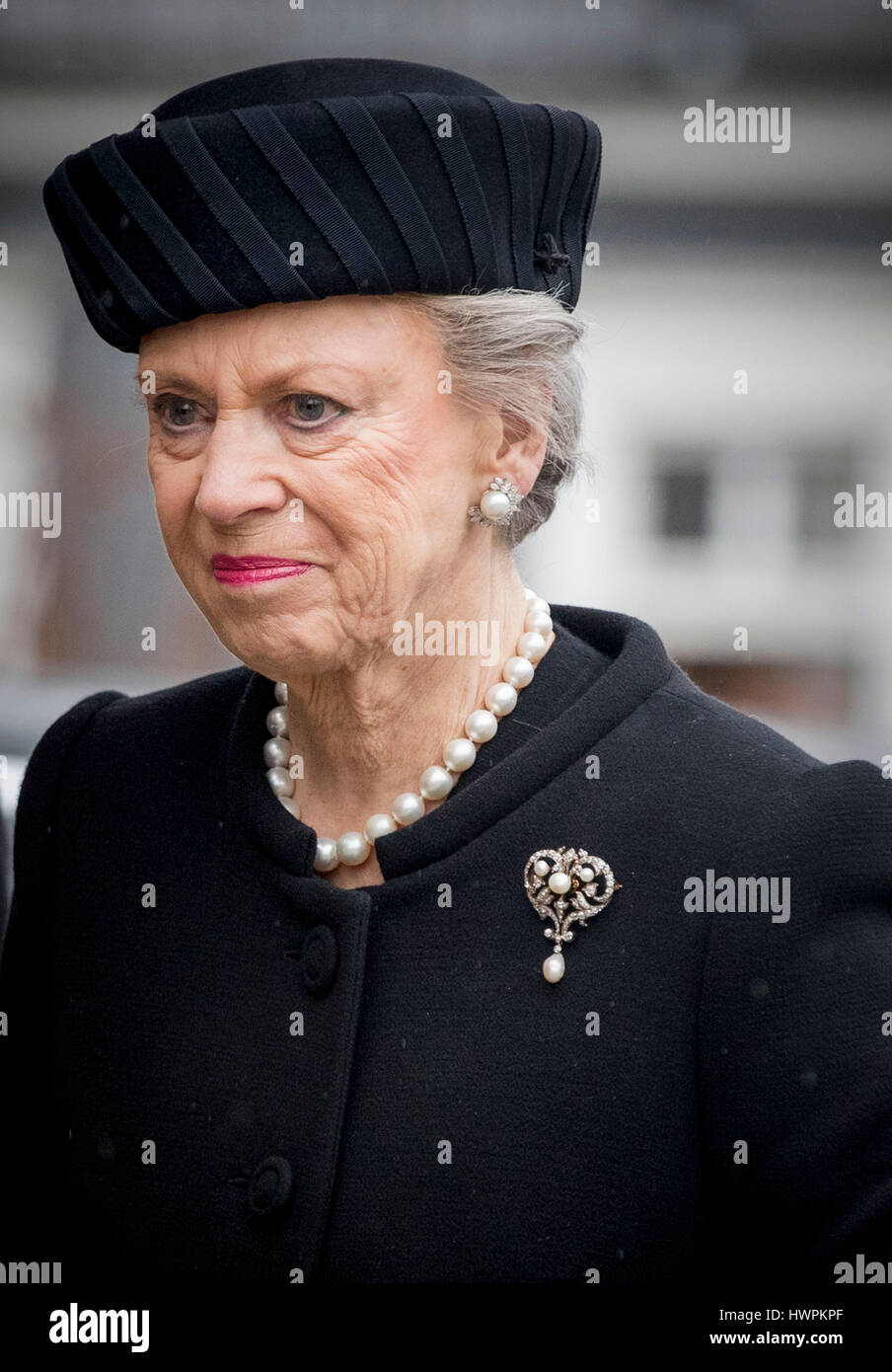 Bad Berleburg, Deutschland. 21. März 2017. Prinzessin Benedikte von